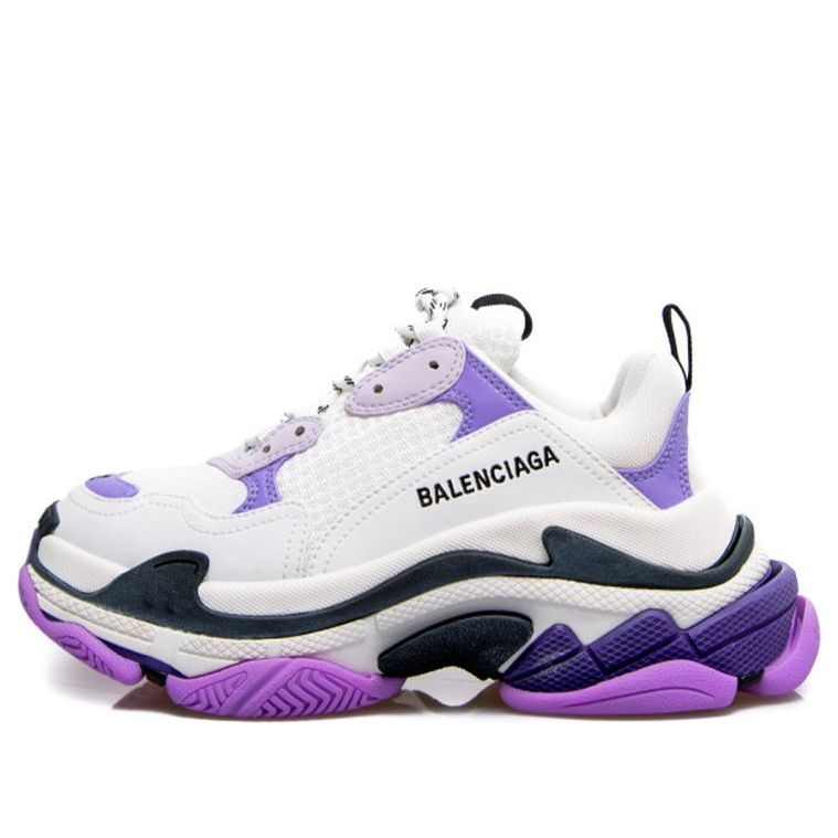 (WMNS) Balenciaga Triple S Sneaker 'White Lilac' 524039W09OM9055