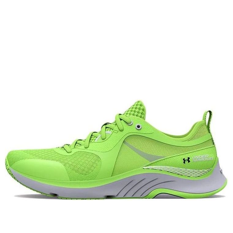 (WMNS) Under Armour HOVR Omnia 'Quirky Lime' 3025054-301