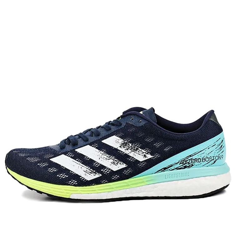 (WMNS) adidas Adizero Boston 9 'Blue White Yellow' H68743