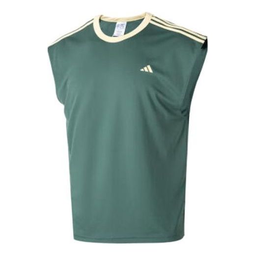 adidas Basketball All-World Sleeveless Tee Asia Sizing 'Green' IN2574