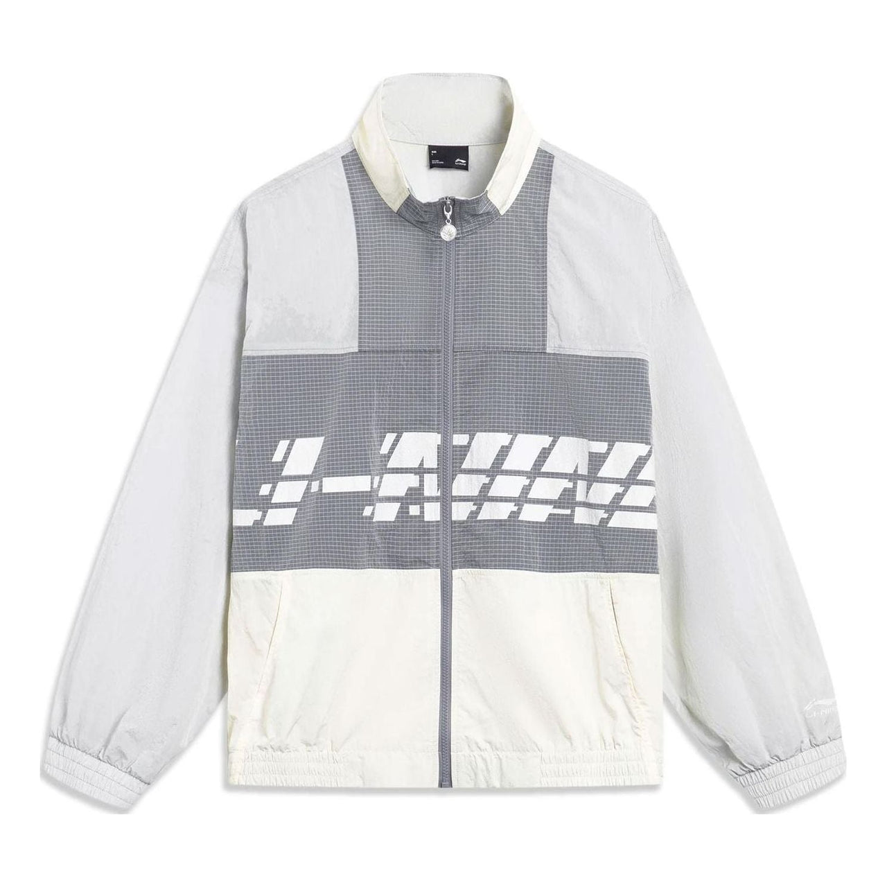 Li-Ning Windbreaker Athletic Jacket 'White Grey' AJDT405-3