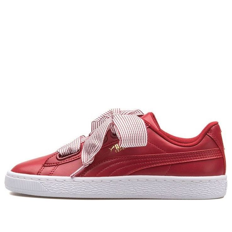 (WMNS) PUMA Enzobasket Heart Shoes Red/White 365198-02