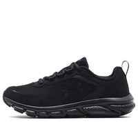 (WMNS) Under Armour Charged Assert 9 Wide 'Black' 3024862-002