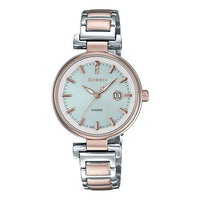 CASIO Waterproof SHEEN Sapphire Crystal Solar Powered Stainless Steel Strap Quartz Rose Gold Analog SHS-4524SCG-7APR