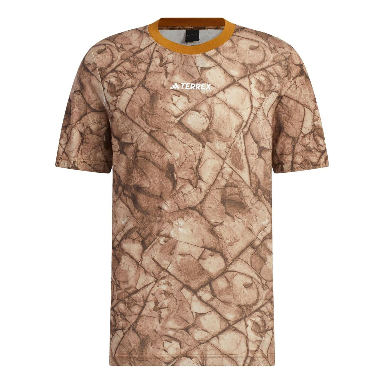 adidas National Geographic Graphic Tencel Short Sleeve Tee 'Brown' IC4941