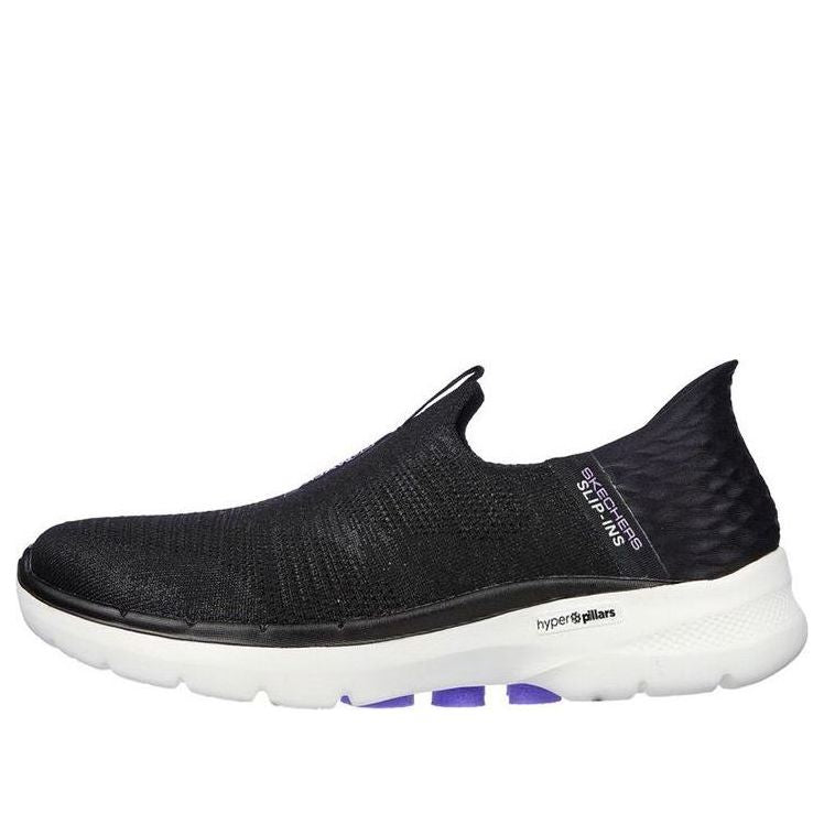 (WMNS) Skechers Go Walk 6 'Black' 124569-BKLV