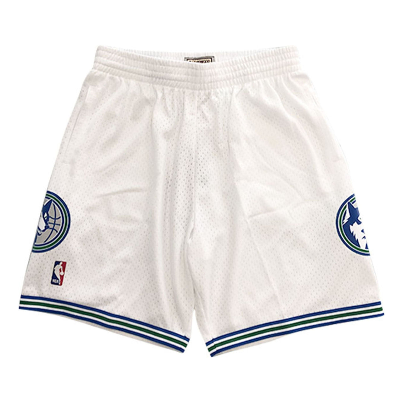 Mitchell & Ness NBA Swingman Shorts Minnesota Timberwolves 1995-96 'White' SMSHSB19045-MTIWHIT95