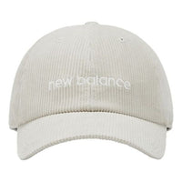 New Balance Wordmark Logo Corduroy Cap 'White' JACL1720SST