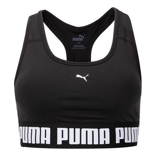 (WMNS) PUMA Training Strong Bra Top Medium Support 'Black' 522001-01
