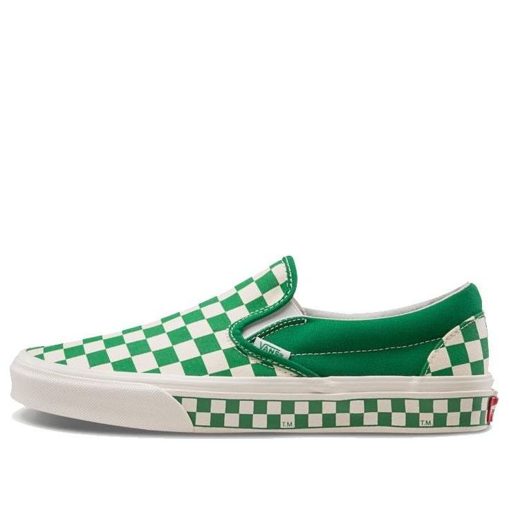 Vans Classic Slip-On 'Nextor Checkerboard - Jolly Green' VN0A38F7PVC