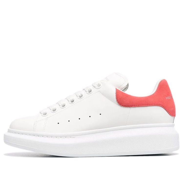 (WMNS) Alexander McQueen Oversized Sneaker 'White Coral' 553770WHGP79663