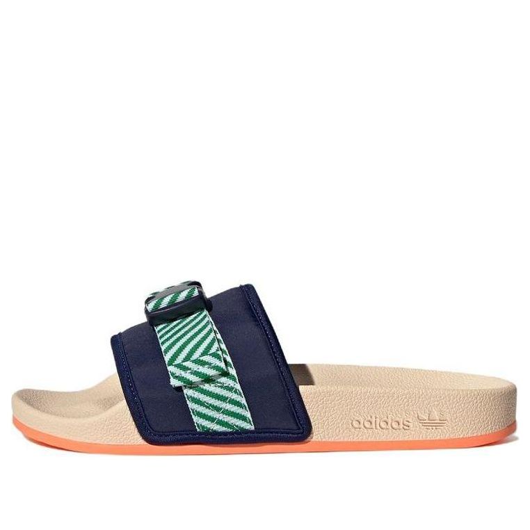 (WMNS) adidas Originals Pouchylette Slides 'Night Sky Bliss Orange Pink' GW9782