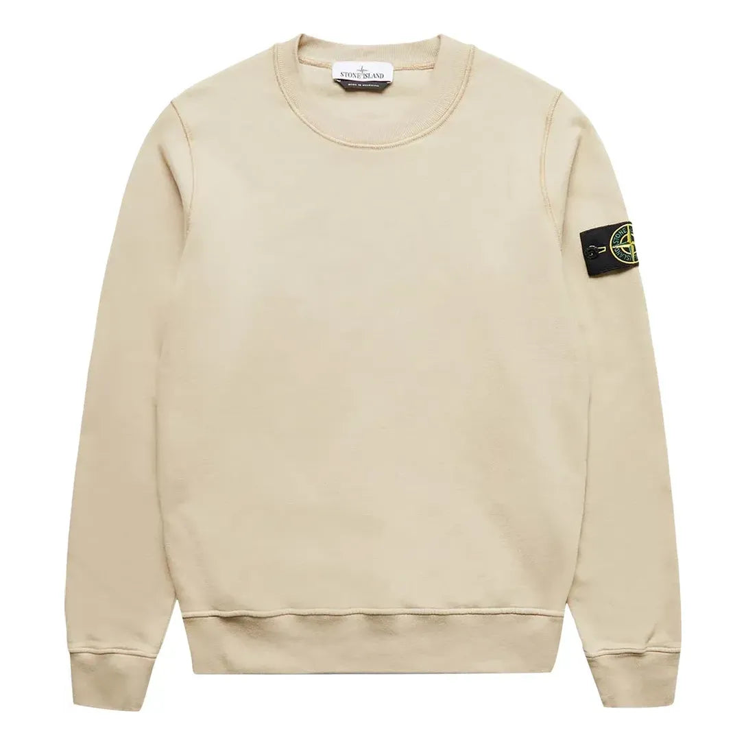 STONE ISLAND Logo Patch Sweatshirt 'Cream' 771563020-V0090