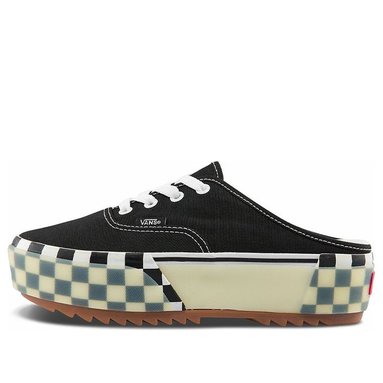 Vans Authentic Mule Stacked 'Black White' VN0A4BW18BM