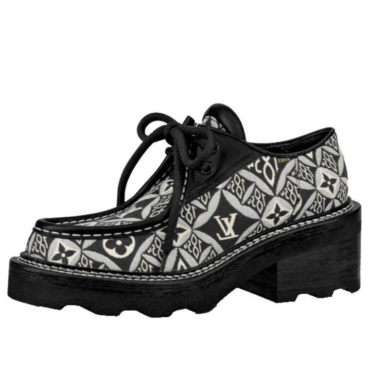 (WMNS) LOUIS VUITTON LV Beaubourg Loafers 'Black' 1A8D3E