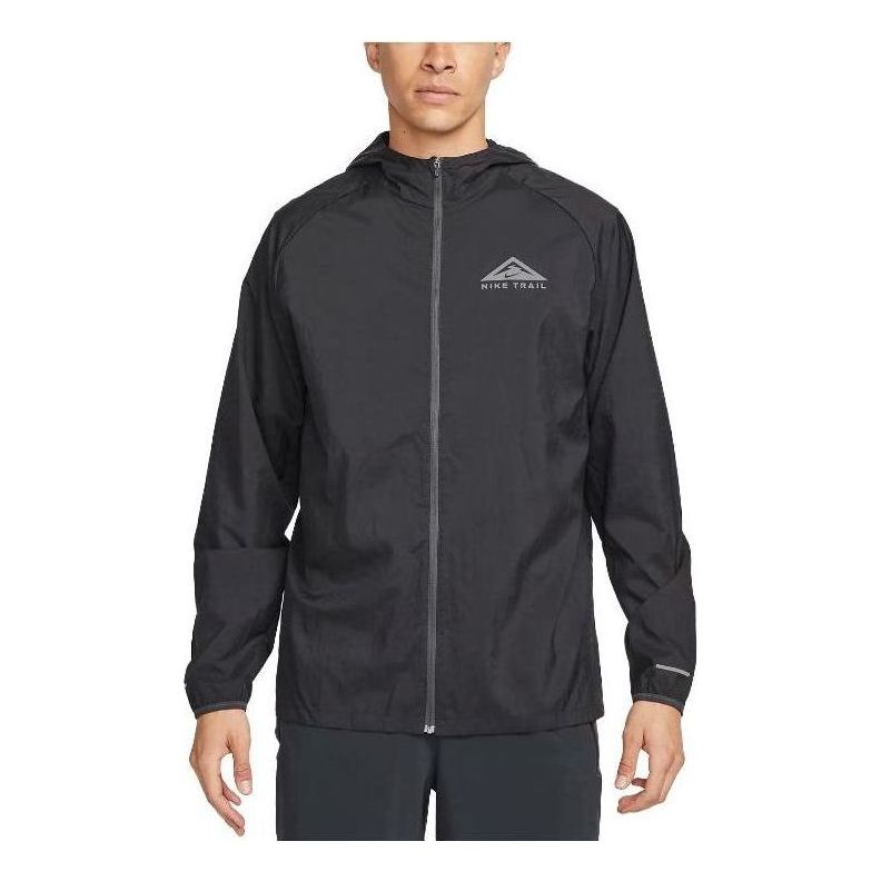 Nike Trail Aireez Lightweight Running Jacket 'Black' DX6883-010