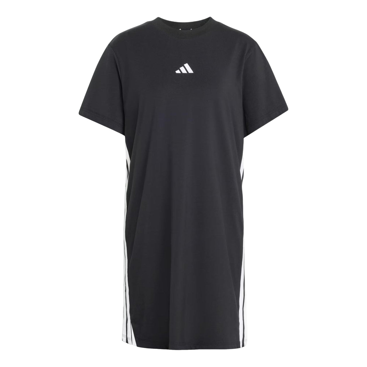 (WMNS) adidas Essential 3-Stripes T-Shirt Dress Asia Sizing 'Black White' KC4818