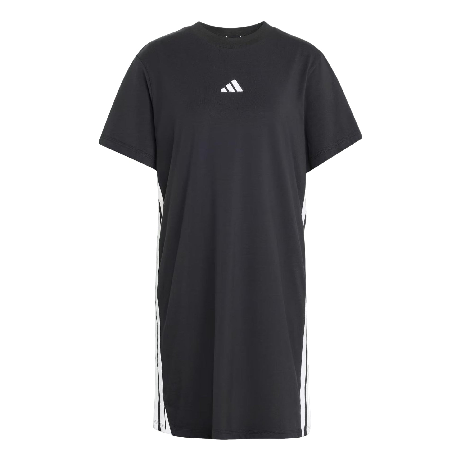 (WMNS) adidas Essential 3-Stripes T-Shirt Dress Asia Sizing 'Black White' KC4818