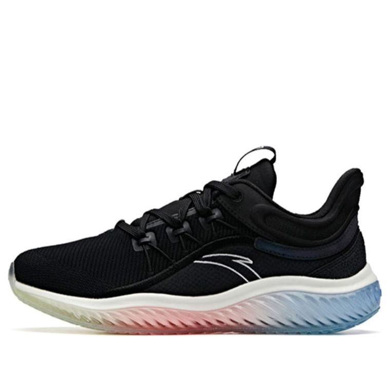 (WMNS) ANTA Running Series Sneakers 'Black White' 12945501-1