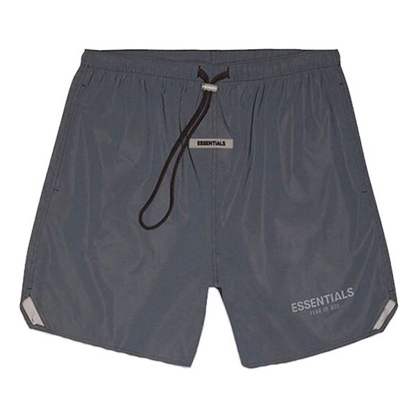 Fear of God Essentials FW20 Reflective Volley Shorts 'Black' 0160250500082001