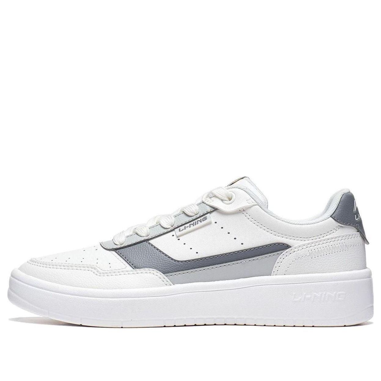 (WMNS) Li-Ning Qingyi Skate Shoes 'White Grey' AGCT402-4