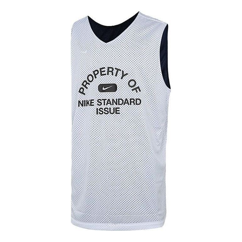 Nike Standard Issue Training Sports Reversible Quick Dry Breathable Basketball Vest White DA3029-101
