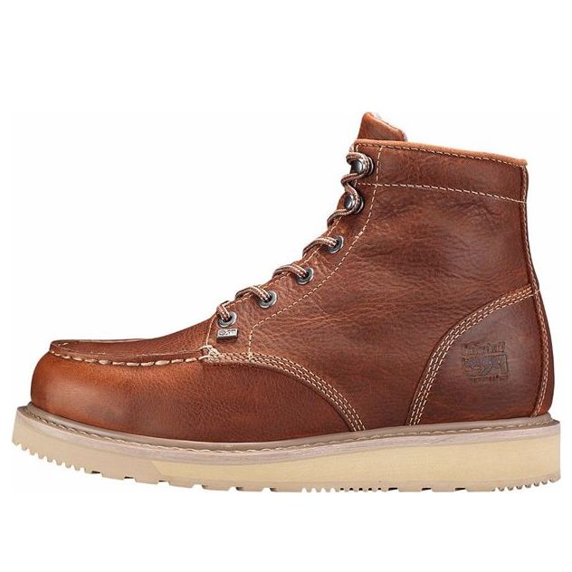 Timberland Barstow 6-Inch Soft Toe Work Boots 'Rust' 89647