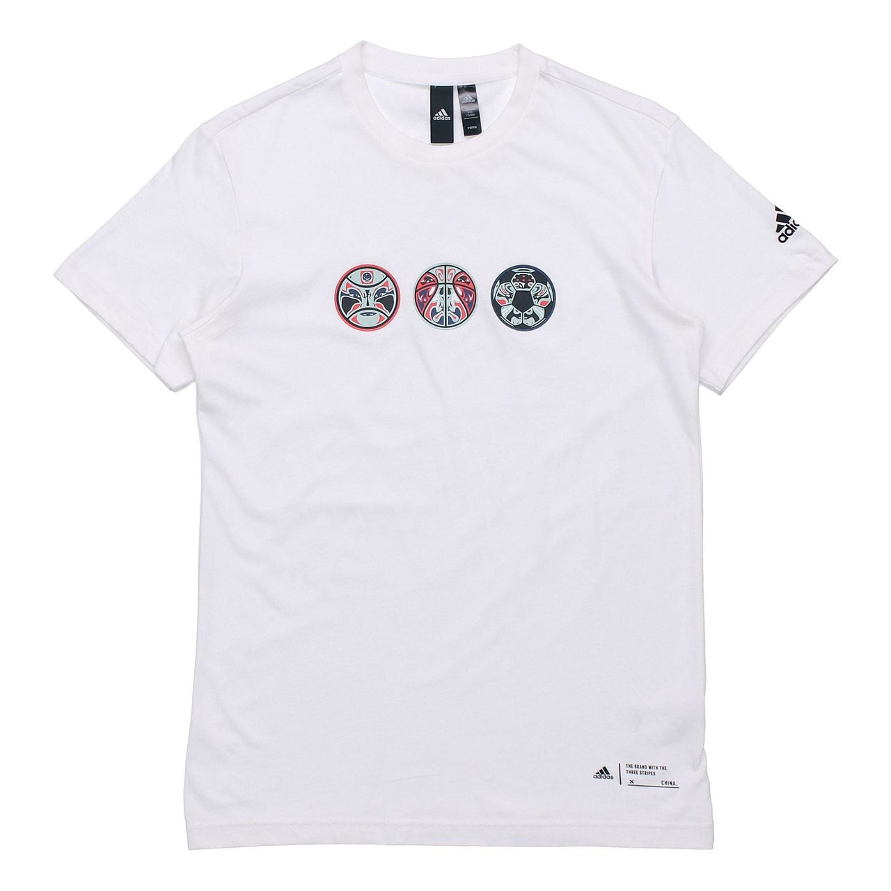 adidas GFX T CHINA Short-sleeve Tee Men White FT2849