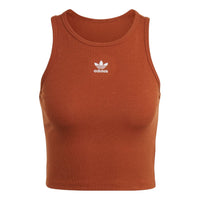 (WMNS) adidas Originals Rib Tank T-Shirt 'Brown' IL9627