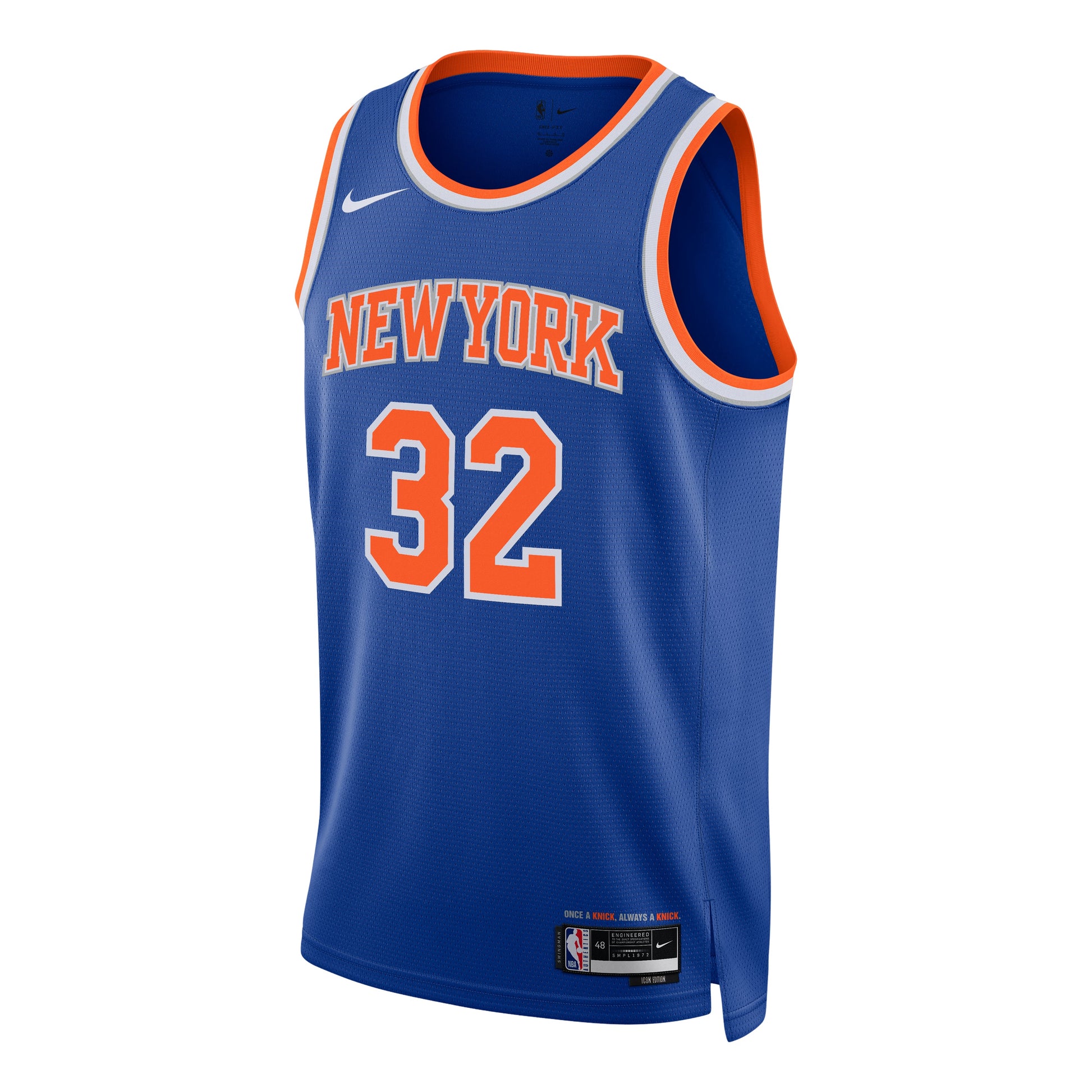 Nike Dri-FIT NBA Karl-Anthony Towns New York Knicks Icon Edition Swingman Jersey 'Rush Blue' DN2015-410
