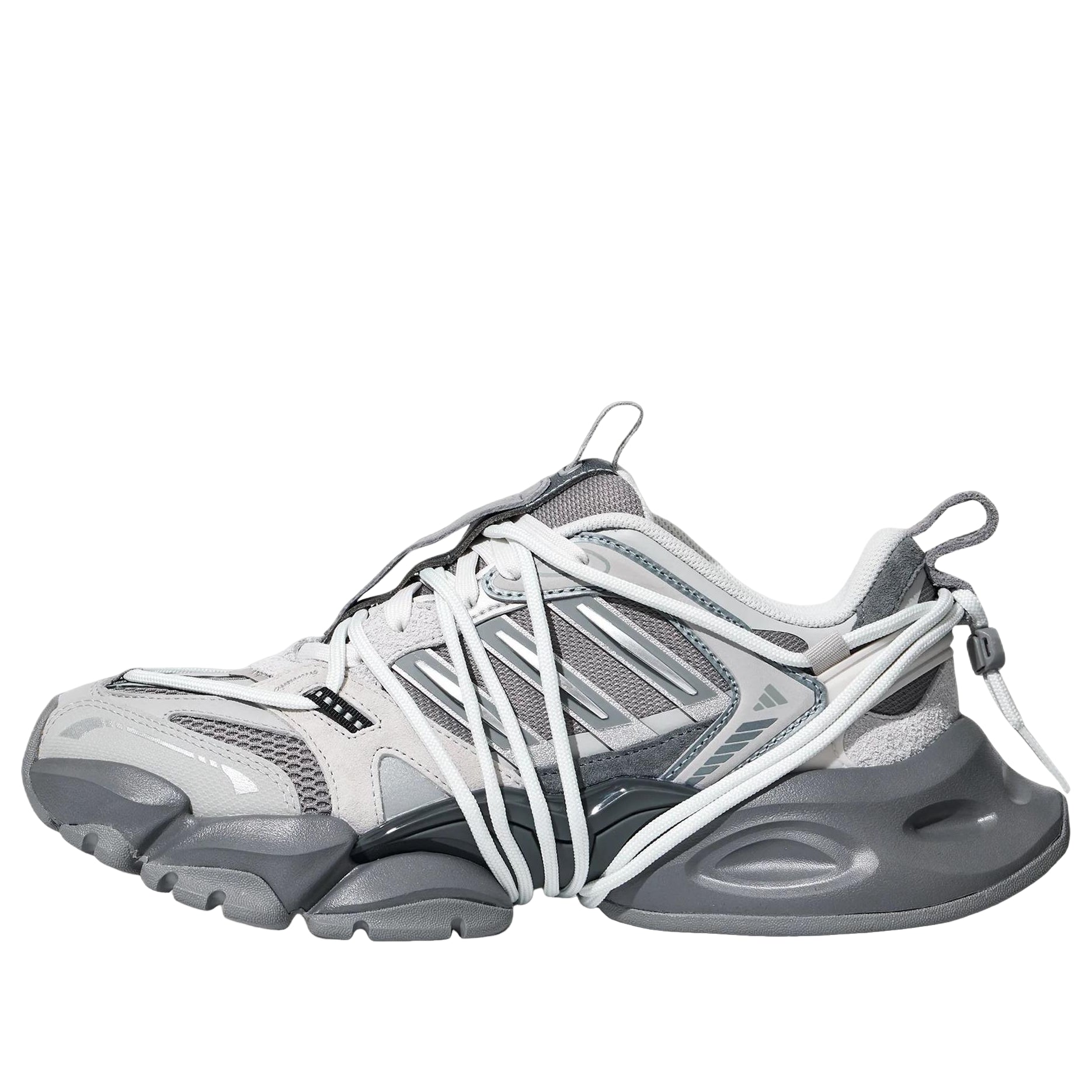 adidas XLG Runner Deluxe 2.0 'Grey White' LA6363