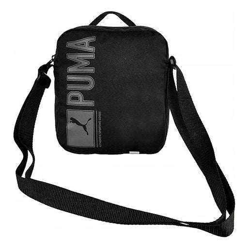 PUMA Pioneer Shoulder Bag 'Black Grey' 073472-01