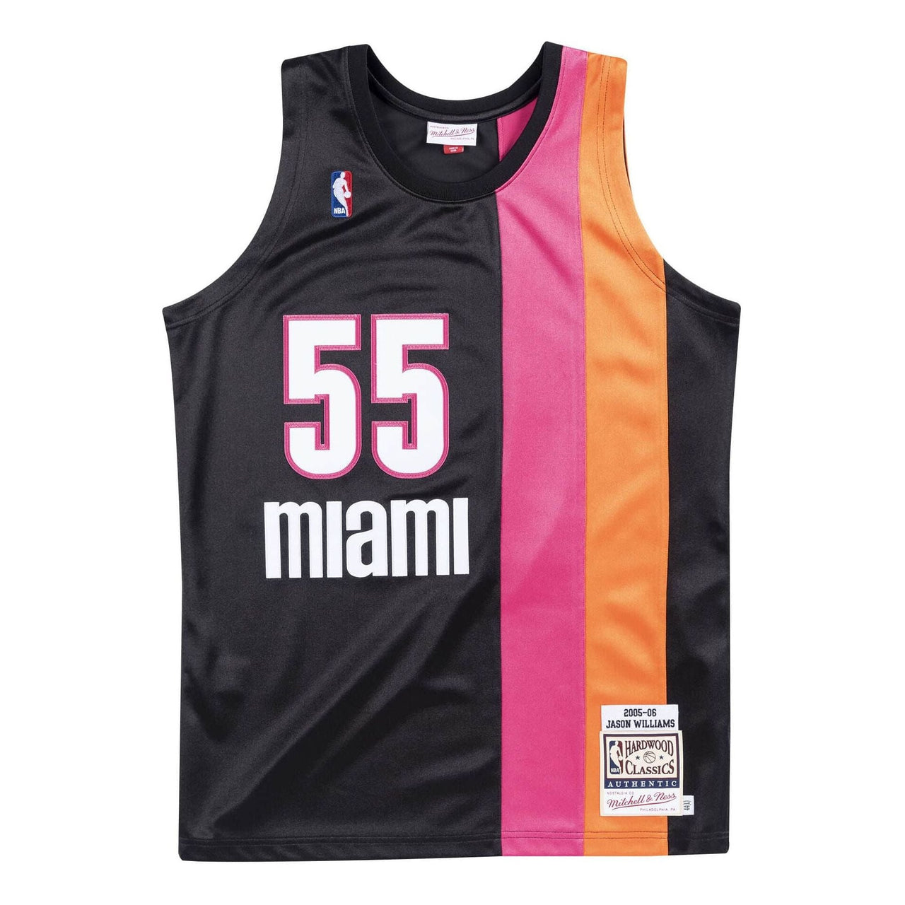 Mitchell & Ness x NBA Miami Heat 2005-06 Jerseys 'Jason Williams 55' AJY4EL18034-MHEBLCK05JWI