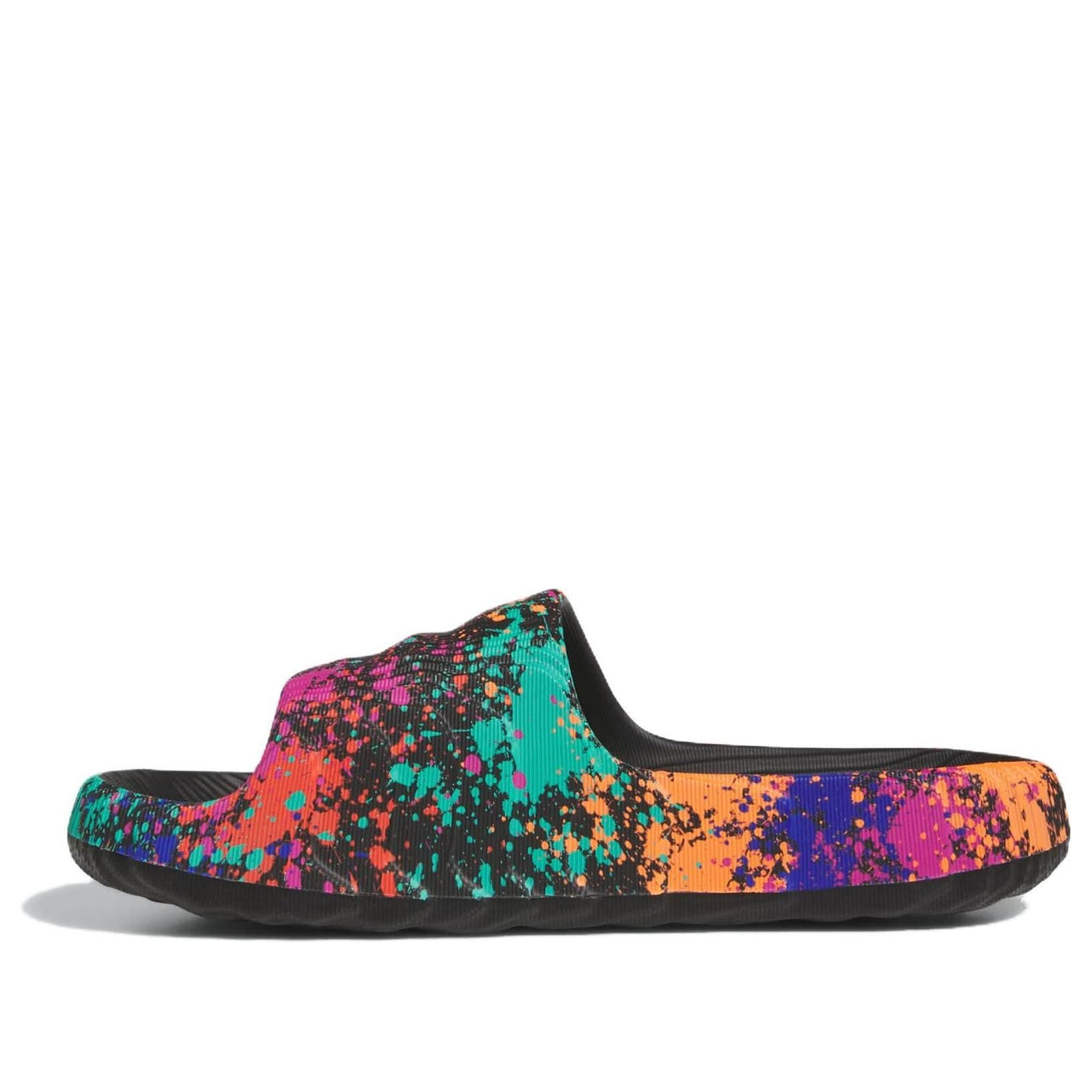 adidas Adilette 22 Slides 'Black Paint Splatter' IF1438