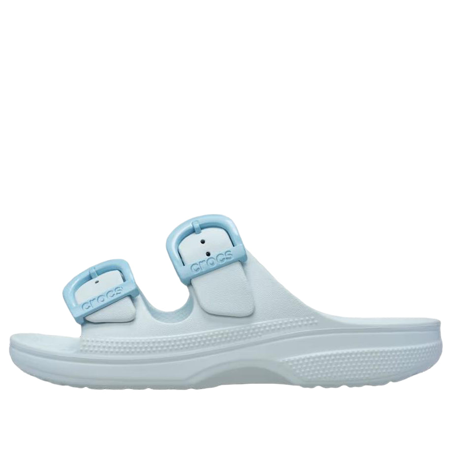 (WMNS) Crocs Saturday Enamel Buckle Sandal 'Vapor Ice' 212867-5EA