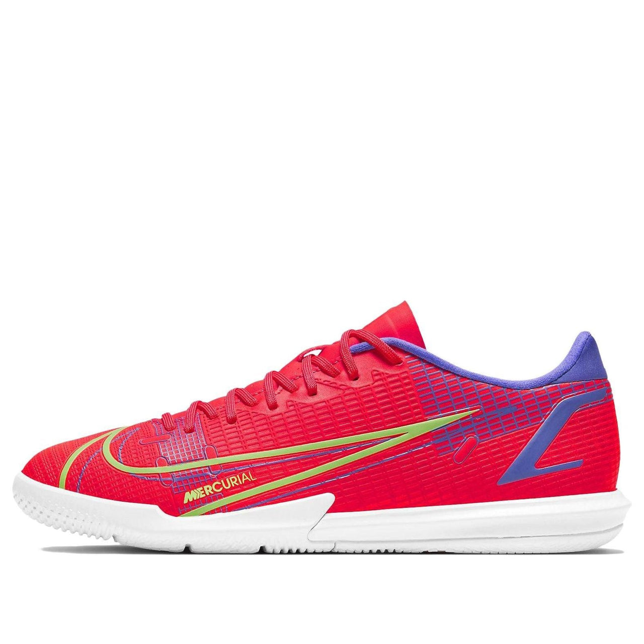 Nike Vapor 14 Academy IC Indoor Court 'Brt Crimson Mtlc Silver Indigo Burst' CV0973-600