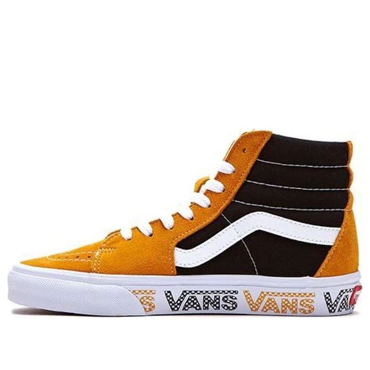 Vans Sk8-hi Black Yellow Splicing Unisex 'Sunflower Black' VN0A4BV6SXY