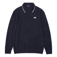 THE NORTH FACE Long Sleeve Polo Shirt 'Navy' NT7QN51B