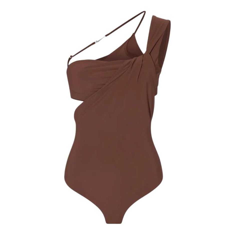 (WMNS) Nike x Jacquemus Bodysuit Asia Sizing 'Brown' FJ3284-259
