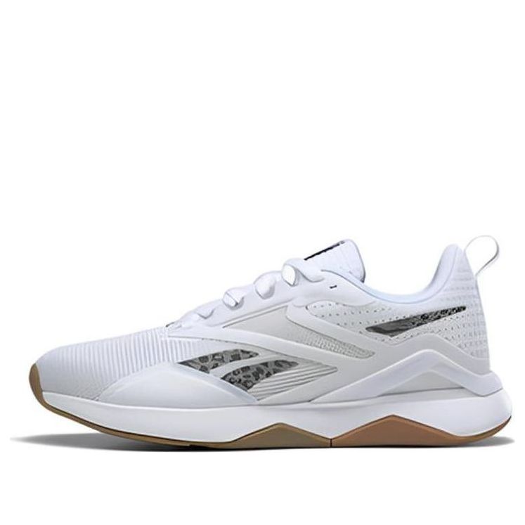 (WMNS) Reebok Nanoflex TR 20 'White Black Rubber Gum' HQ4224