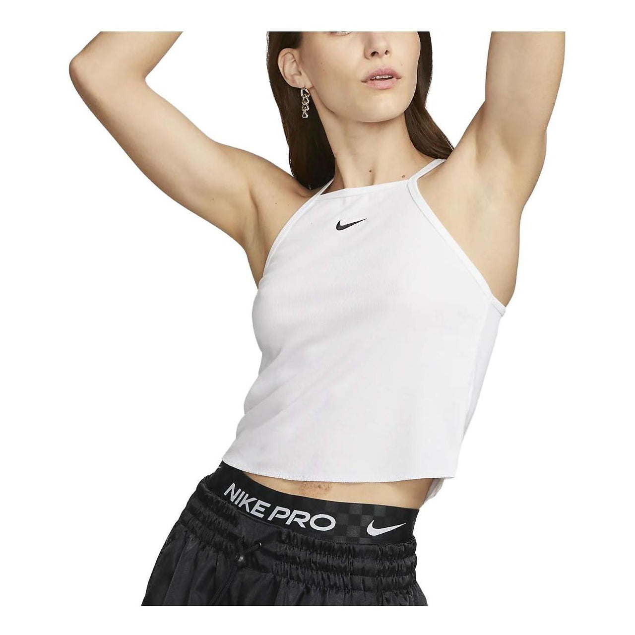 (WMNS) Nike Sportswear Essentials Ribbed Tank 'White' DV7961-100