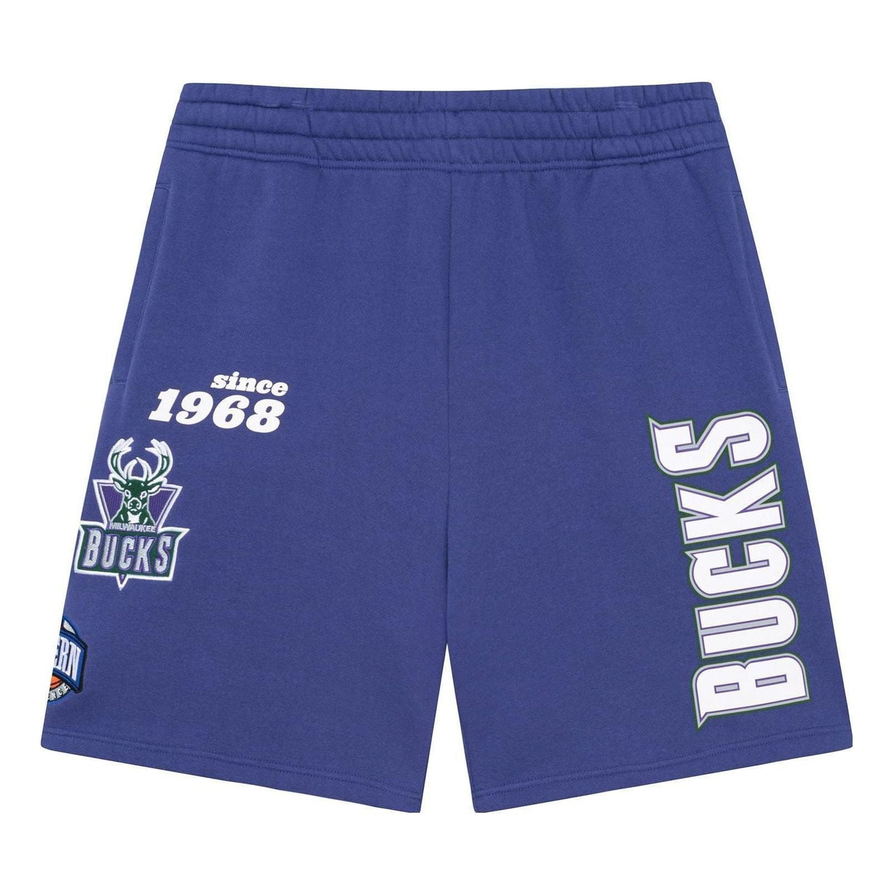 Mitchell & Ness x NBA Origins Fleece Short 'Bucks Team' PSHR4851-MBUYYPPPPURP
