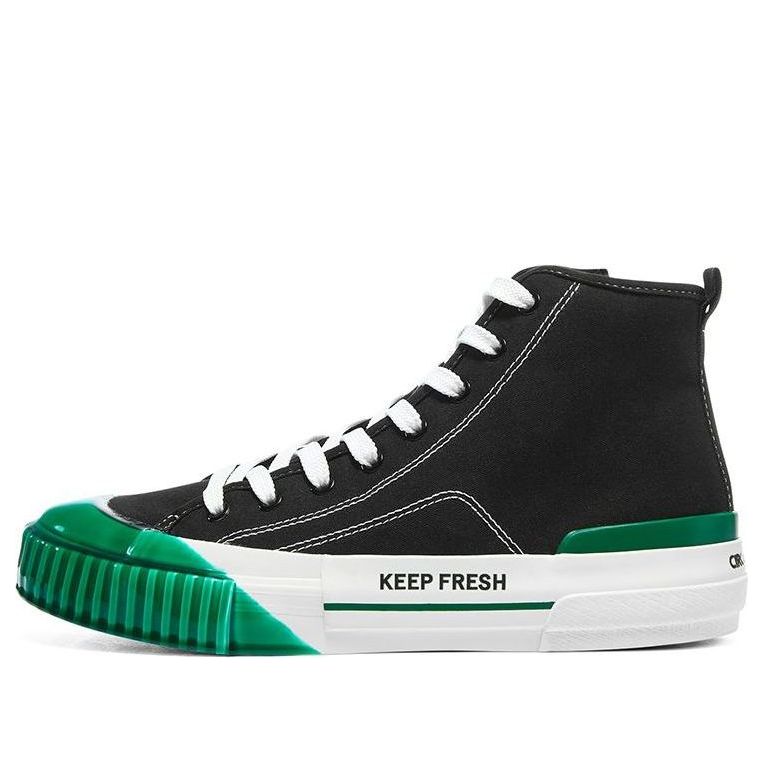 (WMNS) Skechers Keep Fresh New Moon x CIRCLECLEAN 'Black Green' 155392P-BLK