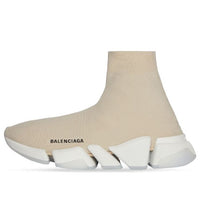 (WMNS) Balenciaga Speed 2.0 Trainers 'Rib-Knit Light Beige' 654045W2DI29195