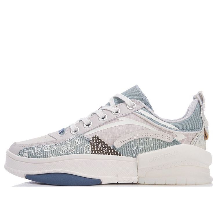 (WMNS) Li-Ning Weiwu Skate 'White Blue' AGCR214-2