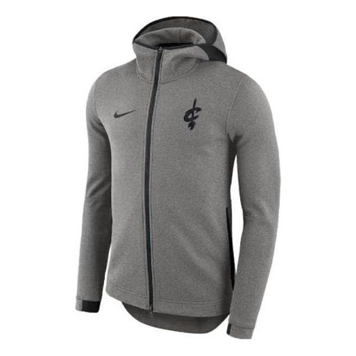 Nike Dry Showtime NBA Cleveland Cavaliers Hooded Jacket Grey Gray 911108-021