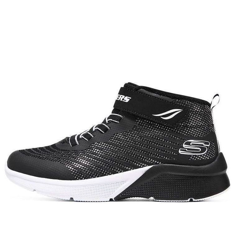 (GS) Skechers Microspec Rejoice Racer 'Black White' 303070L-BLK
