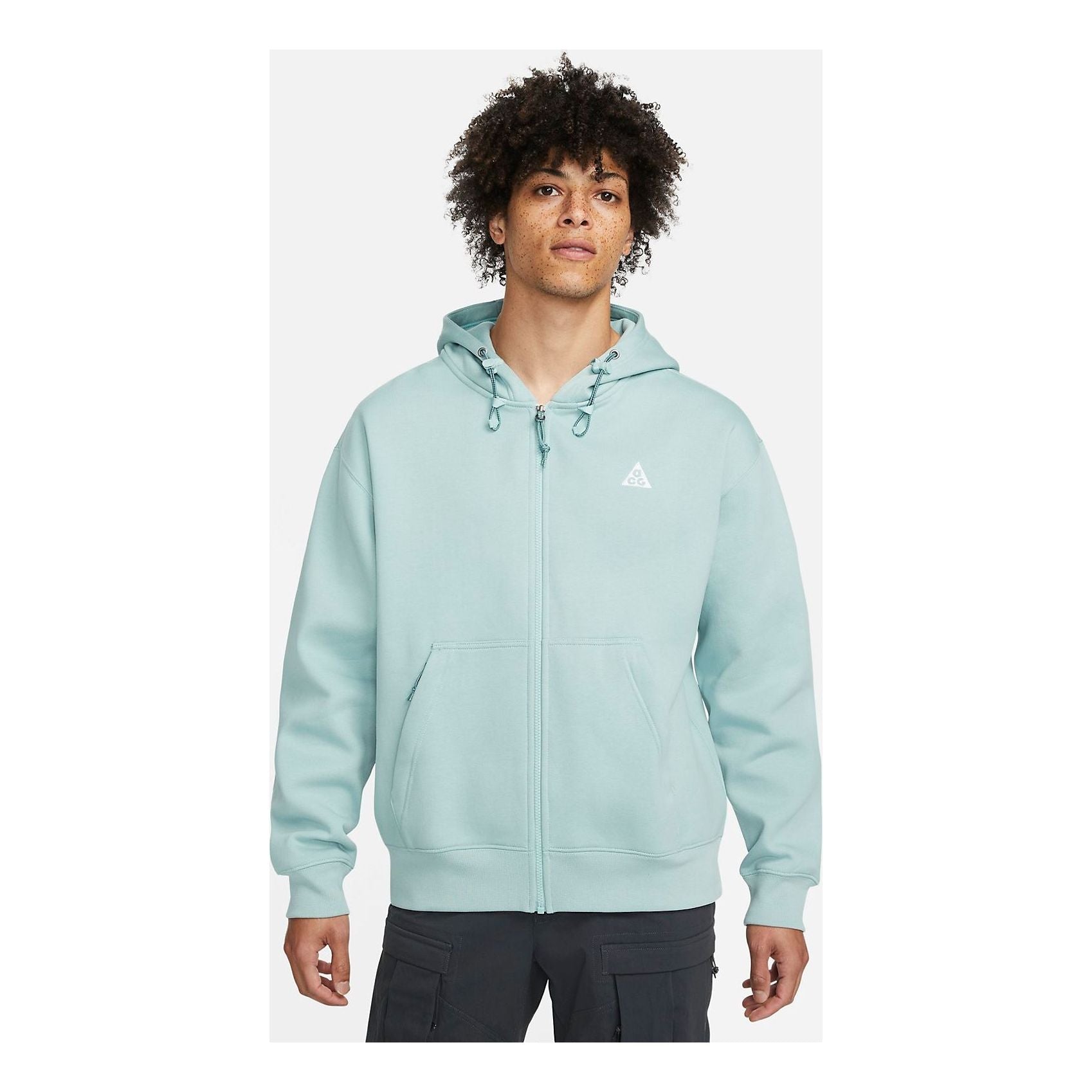Nike ACG Therma-Fit Fleece Full Zip Hoodie 'Ocean Blue' DH3089-366