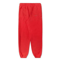 Men's Off-White Printing Logo Red Sports Pants/Trousers/Joggers OMCH020E19E300032091