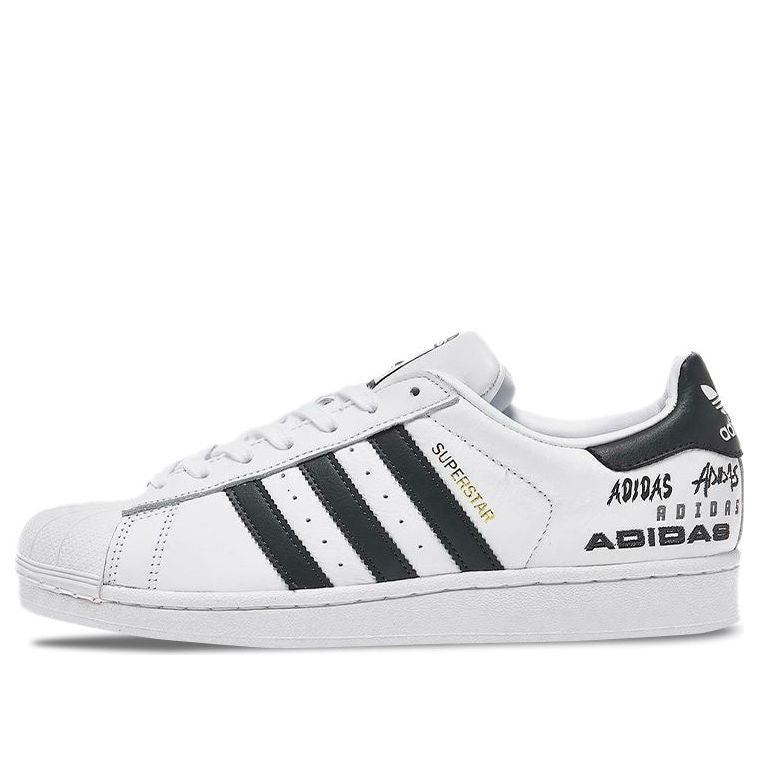 (WMNS) adidas originals Superstar For Black/White/Golden EH1214